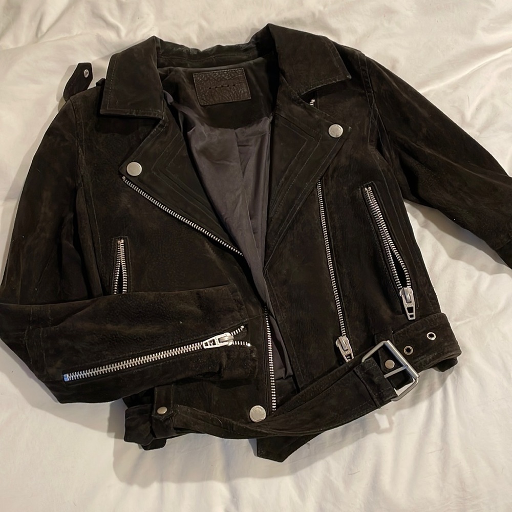 Blank NYC Suede Moto coat